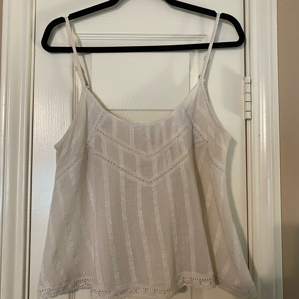 Billabong Cream Lace Detail Cami Top